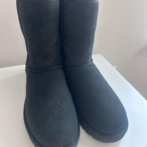 UGG Classic Black Sheepskin Boots